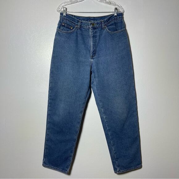 L.L. Bean Fleece Lined Jeans, Size 16 Reg. In excellent condition! High Waist. - Picture 1 of 7